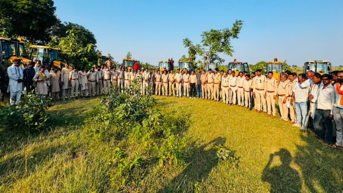 मकसूदानगढ़ में वन विभाग की बड़ी कार्रवाई, 18 जेसीबी की मदद से 360 बीघा वन भूमि अतिक्रमण मुक्त कराई