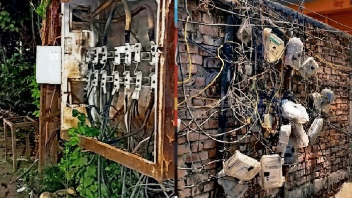 आरडीएसएस योजना के बाद भी कई कॉलोनियों में बदहाल बिजली नेटवर्क, हादसे का अंदेशा