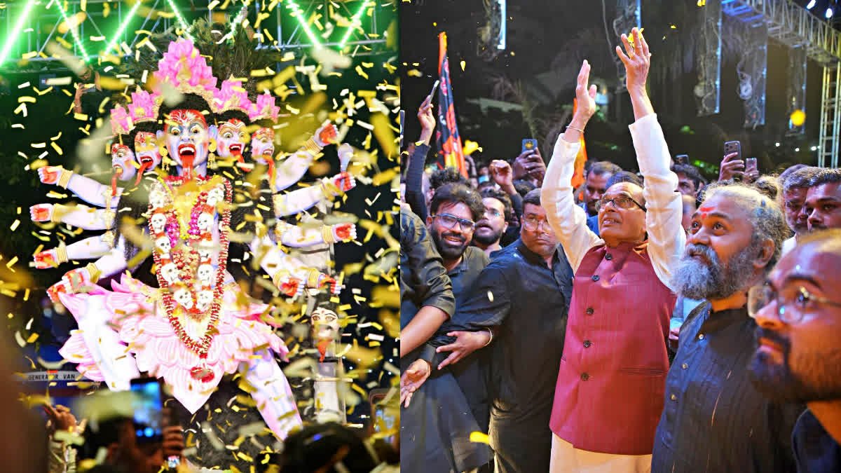 करुणाधाम आश्रम में सजी 21 फीट ऊंची 'बड़ी अम्मा' की प्रतिमा, केंद्रीय मंत्री शिवराज सिंह चौहान ने किए दर्शन