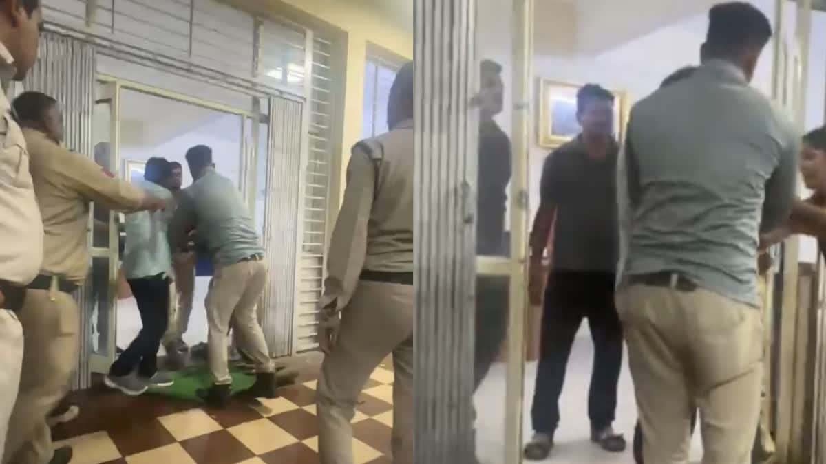डीडीनगर थाने के बाहर दो बहनों ने की आत्महत्या की कोशिश, वीडियो आया सामने, पुलिस महकमे में हड़कंप