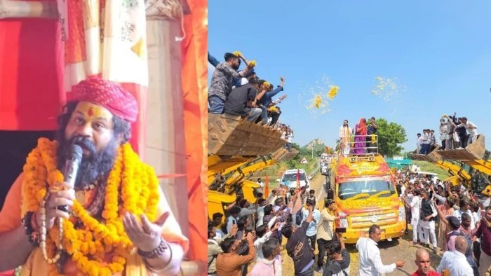बागेश्वर धाम से सनातन हिंदू एकता रथयात्रा शुरू, पं. धीरेन्द्र कृष्ण शास्त्री ने लिया बालाजी का आशीर्वाद