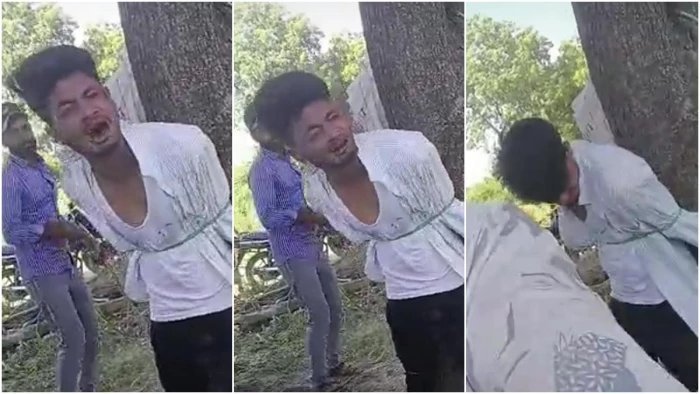 नाबालिग छात्रा से छेड़छाड़ के आरोप में अतिथि शिक्षक को पेड़ से बांधकर पीटा, वीडियो वायरल होने पर पुलिस ने की कार्रवाई