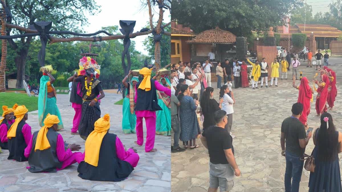 खजुराहो में हर शनिवार-रविवार हो रहे सांस्कृतिक आयोजन, विदेशी पर्यटकों पर छाया पारंपरिक नृत्यों का जादू
