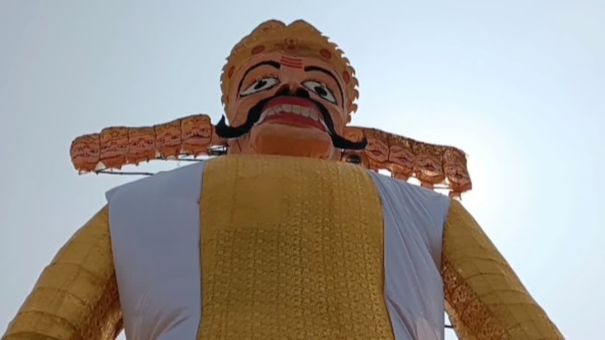बुरहानपुर के दशहरा मैदान में सजेगा 51 फीट ऊंचा 3D हाईटेक रावण, सिर, आंखें और होंठ करेंगे मूवमेंट