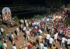 प्रतिमा विसर्जन के दौरान बड़ा हादसा, हाईटेंशन लाइन की चपेट में आने से 2 की मौत और 8 झुलसे