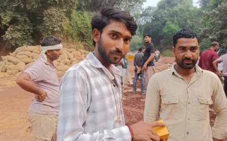 हादसे में देवदूत बनी सांतऊ आयरन खदान की मशीनें, जेसीबी और पोकलेन से निकाले गए दबे लोग