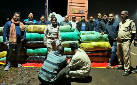 विशाखापट्टनम से यूपी ले जाया जा रहा था गांजा, जबलपुर पुलिस ने टोल प्लाजा पर घेराबंदी कर 2 तस्कर दबोचे