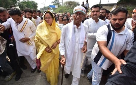 दिग्विजय सिंह की 'सत्य सनातन स्वाभिमान यात्रा' उज्जैन से शुरू, 70 दिन में 950 किमी का सफर तय कर पहुंचेगी अयोध्या