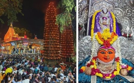 52 शक्तिपीठों में शामिल हरसिद्धि मंदिर में उमड़े भक्त, जानिए घट स्थापना के शुभ मुहूर्त