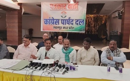 जबलपुर नगर निगम में मशीन खरीदी पर मचा बवाल, कांग्रेस पार्षद दल का पौने 10 करोड़ के घोटाले का आरोप