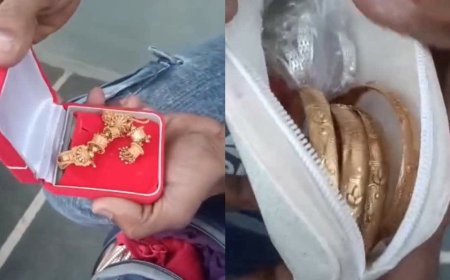 सड़क पर पड़े लाखों के सोने-चांदी के जेवरात से भरा बैग, युवक ने ईमानदारी की मिसाल पेश कर पुलिस को सौंपा