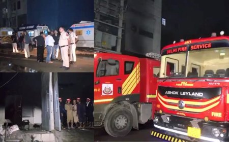 बेसमेंट में लगी आग से चौथी मंजिल तक फैला धुआं, 6 लोगों को बेहोशी की हालत में निकाला