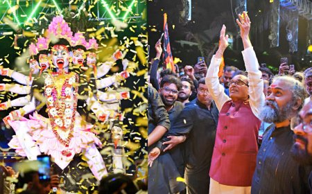 करुणाधाम आश्रम में सजी 21 फीट ऊंची 'बड़ी अम्मा' की प्रतिमा, केंद्रीय मंत्री शिवराज सिंह चौहान ने किए दर्शन