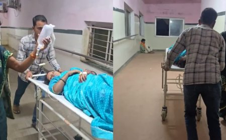 ड्रिप बोतल हाथ में लेकर मरीज को ले गए परिजन, मंडला जिला अस्पताल प्रबंधन ने डॉक्टर और ठेका कंपनी को दिया नोटिस