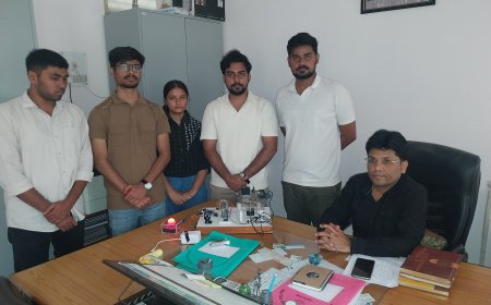 इसरो के प्रॉब्लम स्टेटमेंट का छात्रों ने ढूंढा समाधान, सैटेलाइट डेटा ट्रांसफर पर किया काम