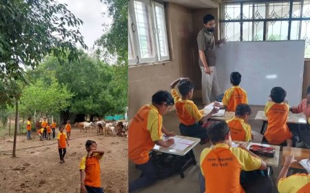 16 लाख की नौकरी छोड़ युवा चला रहे आदिवासियों के लिए मुफ्त स्कूल, प्रकृति के बीच सीख रहे हुनर