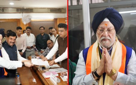 केन्द्रीय मंत्री हरदीप सिंह पुरी ने मध्य प्रदेश से भरा राज्यसभा का नामांकन; सीएम मोहन यादव बोले—'प्रशासनिक अनुभव का मिलेगा लाभ'