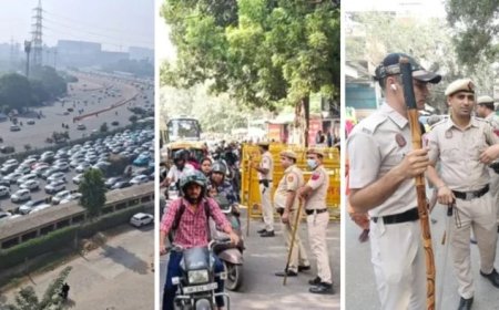 जंतर-मंतर के आसपास धारा 144 और सुरक्षा का कड़ा पहरा, कई हिरासत में