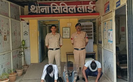 जुआरियों के खिलाफ सख्त कार्रवाई, सिविल लाइन थाना पुलिस ने तीन को दबोचा