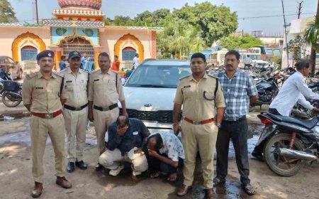 ब्यौहारी में लग्जरी कार से प्रतिबंधित कफ सिरप की बड़ी खेप बरामद, रीवा से तस्करी कर रहे दो आरोपी गिरफ्तार