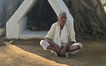 कान्हा नेशनल पार्क के कोर जोन में खैरमाता का मंदिर, 35 सालों से घने जंगल में अकेले पूजा कर रहे रिटायर्ड वनकर्मी