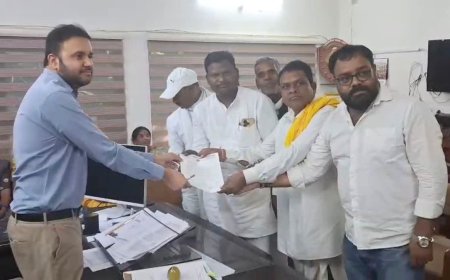 जिला पंचायत अध्यक्ष ने आईएएस सीईओ को थमाया शिकायत पत्र, 15 दिनों में आंदोलन की दी चेतावनी