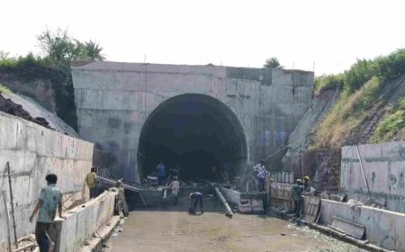 टीही टनल में बैलास्टलेस ट्रैक बिछाने का काम पूरा, 27-28 अक्टूबर को हो सकता है CRS निरीक्षण