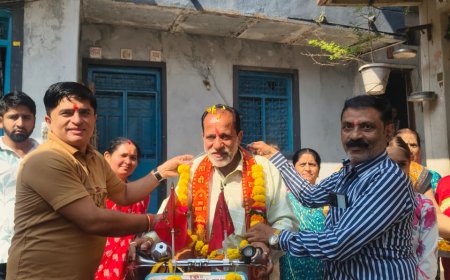 सेंधवा से साइकिल यात्रा पर निकले भरत बुद्धदेव, पावागढ़ और चोटिला समेत कई धार्मिक स्थलों के करेंगे दर्शन