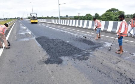 NHAI ने इसे बताया रूटीन मेंटेनेंस; सिंहस्थ 2028 से पहले उज्जैन-बदनावर हाईवे पर डामरीकरण का काम शुरू