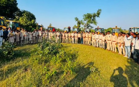 मकसूदानगढ़ में वन विभाग की बड़ी कार्रवाई, 18 जेसीबी की मदद से 360 बीघा वन भूमि अतिक्रमण मुक्त कराई