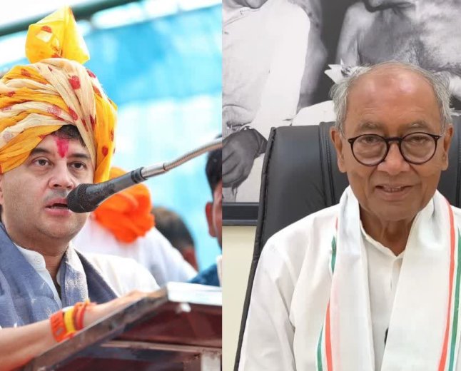 दिग्विजय सिंह के बयान पर ज्योतिरादित्य सिंधिया का पलटवार, बोले—'डेली कॉलेज भी सिंधिया परिवार की ही संस्था है'