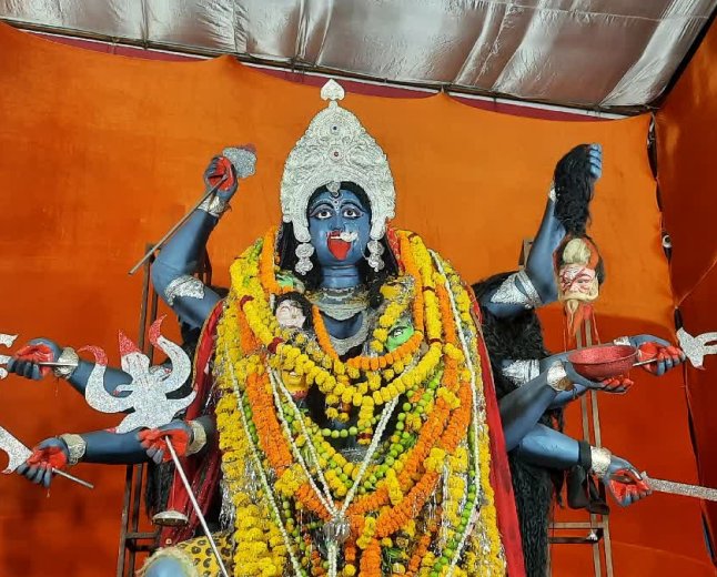 बांसकुली महाकाली झांकी की अनोखी गाथा, 1946 से चली आ रही है विदिशा की यह प्राचीन परंपरा